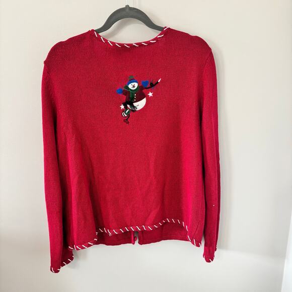Cappagalla Ugly Christmas Sweater size small, red - Picture 3 of 8